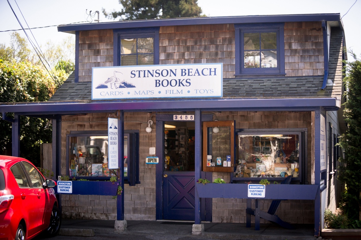 Bookstore store front in Stinson Beach